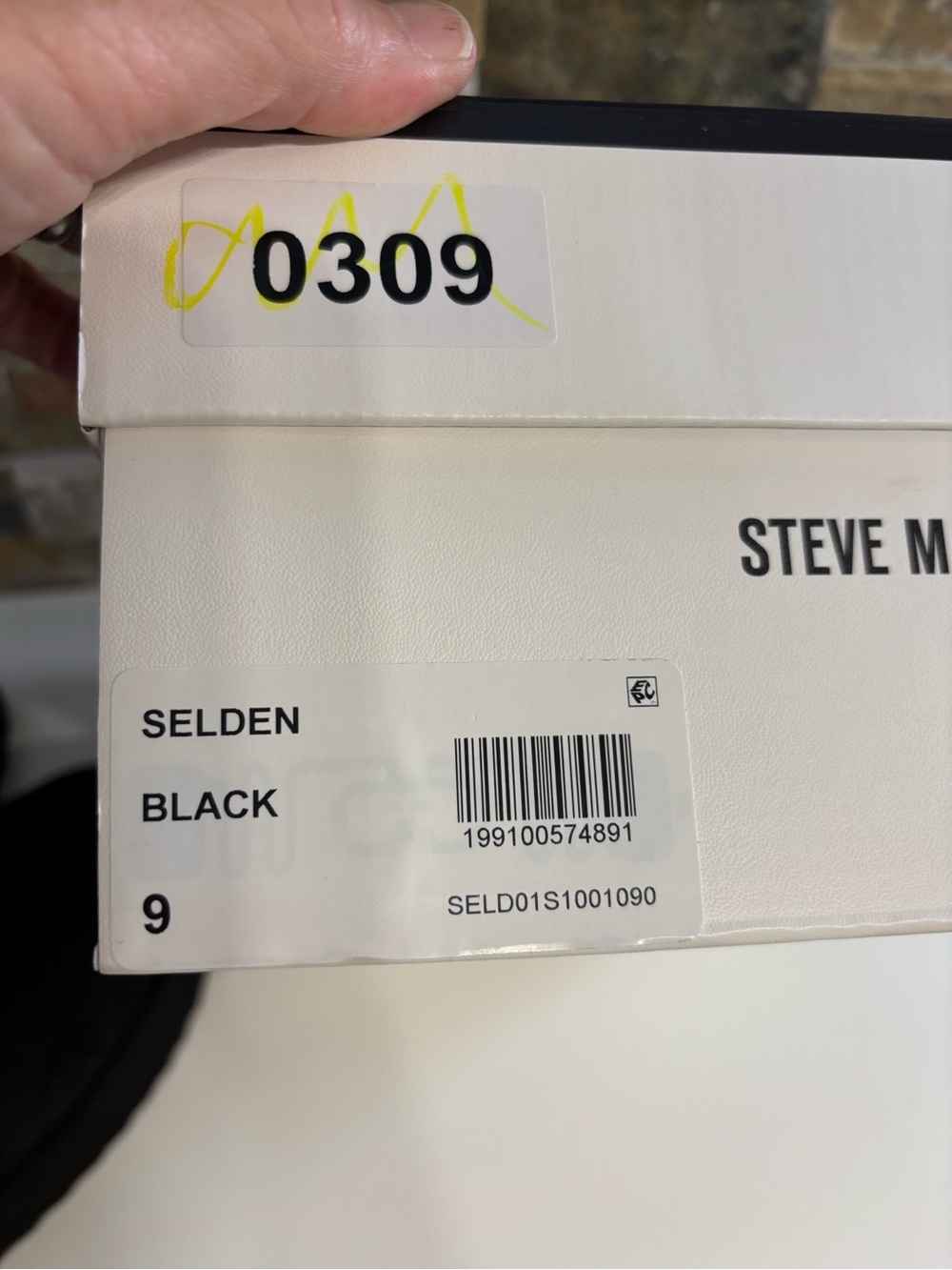 Steve Madden Selena Platform Slippers Black Suede Mules Size 9 NIB Tazz - Picture 8 of 8